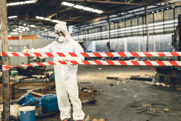 Professional Biohazard Cleanup technician working in Rutledge, TN